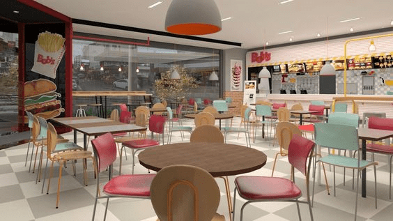 Arquitetura de restaurantes fast food